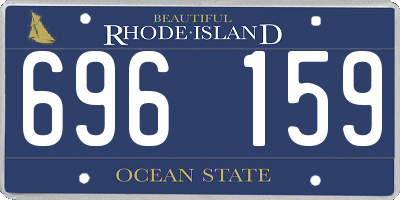RI license plate 696159