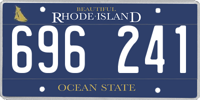 RI license plate 696241