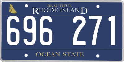 RI license plate 696271