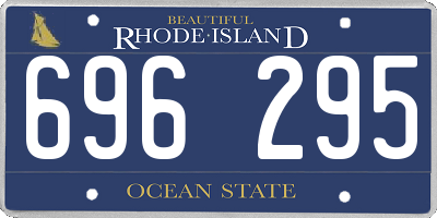 RI license plate 696295