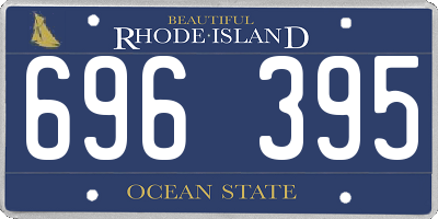 RI license plate 696395