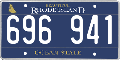 RI license plate 696941
