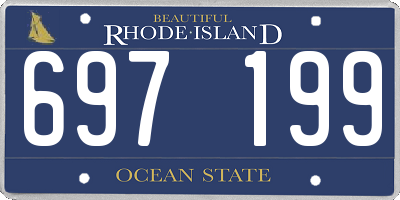 RI license plate 697199