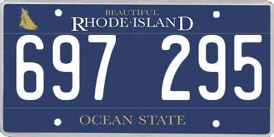 RI license plate 697295