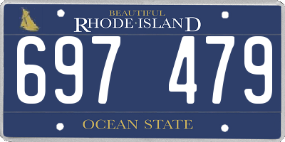 RI license plate 697479