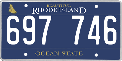 RI license plate 697746