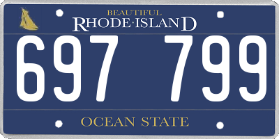 RI license plate 697799