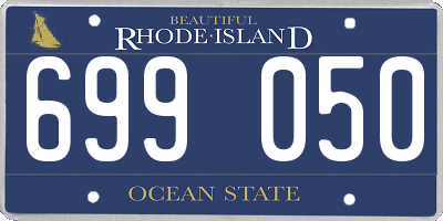 RI license plate 699050
