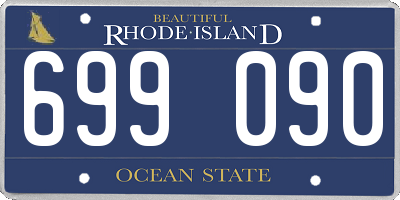 RI license plate 699090