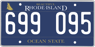 RI license plate 699095