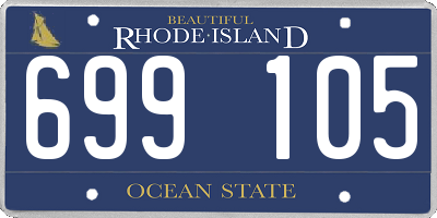 RI license plate 699105