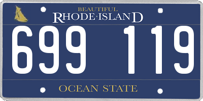 RI license plate 699119