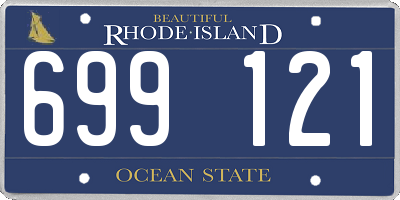 RI license plate 699121