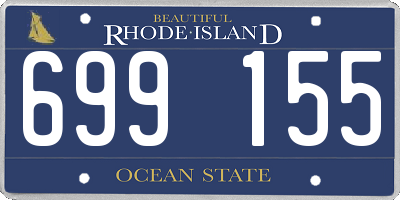RI license plate 699155