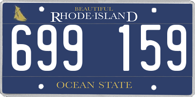 RI license plate 699159