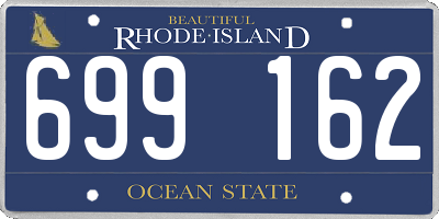 RI license plate 699162