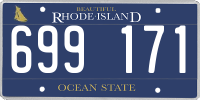 RI license plate 699171