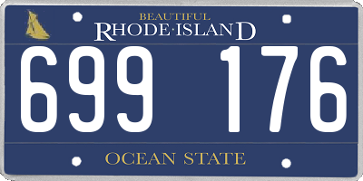 RI license plate 699176