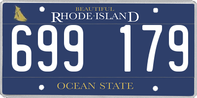 RI license plate 699179