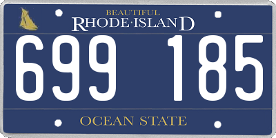 RI license plate 699185