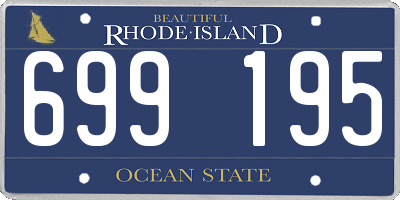 RI license plate 699195