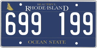 RI license plate 699199