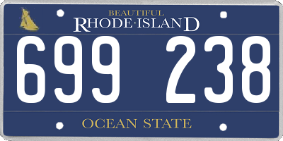 RI license plate 699238