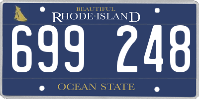 RI license plate 699248