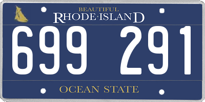RI license plate 699291