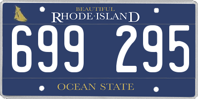 RI license plate 699295