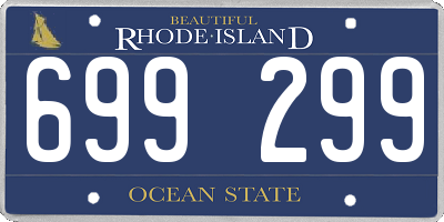 RI license plate 699299