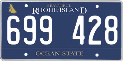 RI license plate 699428