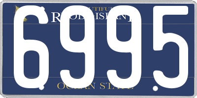 RI license plate 6995
