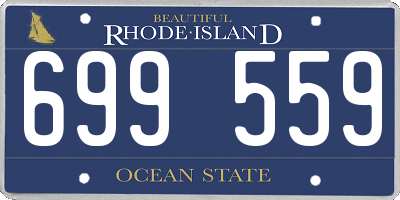 RI license plate 699559