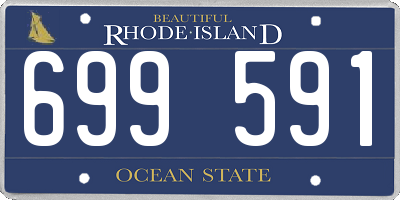 RI license plate 699591