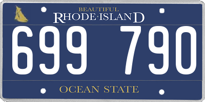 RI license plate 699790