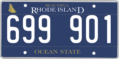 RI license plate 699901
