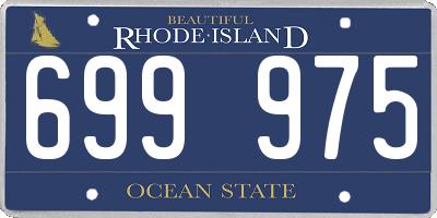 RI license plate 699975