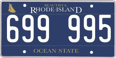 RI license plate 699995