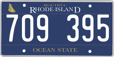 RI license plate 709395