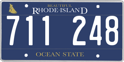 RI license plate 711248