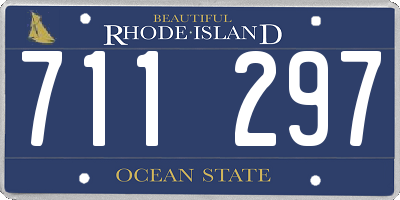 RI license plate 711297