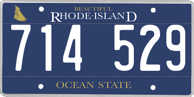 RI license plate 714529
