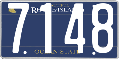 RI license plate 7148