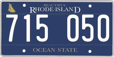 RI license plate 715050