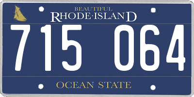 RI license plate 715064