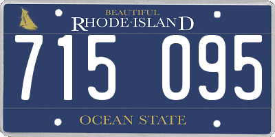 RI license plate 715095