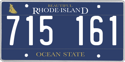 RI license plate 715161