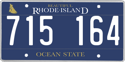 RI license plate 715164