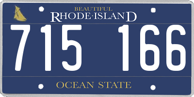 RI license plate 715166